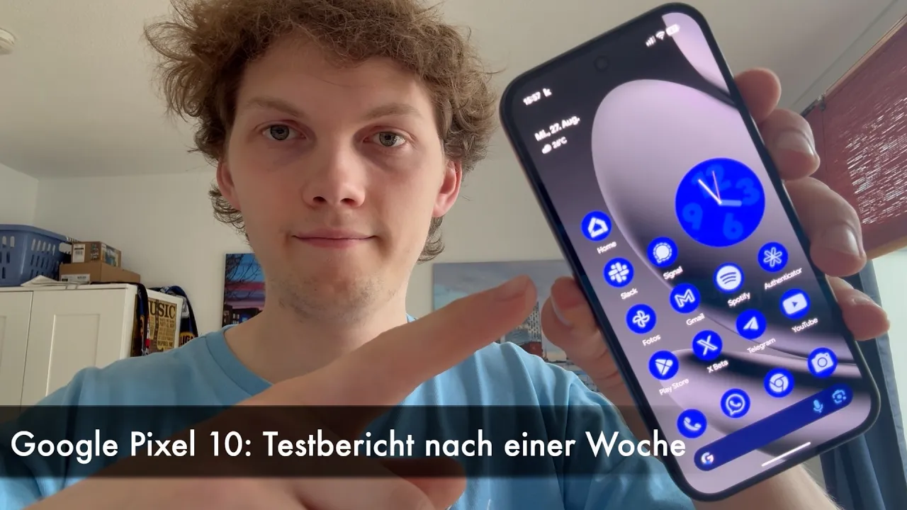 Vidéo-Test de Google Pixel 10 par Nils Ahrensmeier
