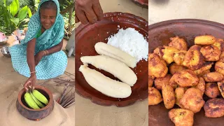Raw Banana Coconut Fritters | Traditional Bengali Recipe