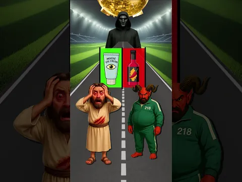 Oh No! Jesus Lost His Eyes 👀💔 Will He See Again? ⚔️ Jesus vs Devil #shorts