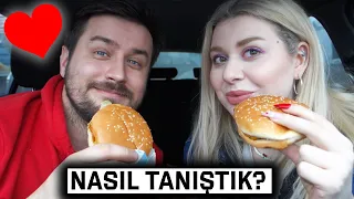 SEVGİLİMLE NASIL TANIŞTIK ❤️ Sorularınızı cevaplıyoruz ❤️ Mukbang