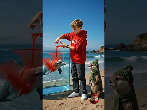 Alex’s Plan Backfires in Capybara vs Otter Dolphin Race!