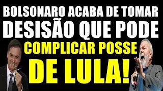 BOLSONARO METE  a CANETA e dificulta POSSE DE LULA- ELE NÃO SOBE RAMPA?