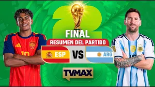 ESPAÑA VS ARGENTINA  ( 1 - 0 ) Resumen y goles del partido | FINAL MUNDIAL FIFA 2026 | TVMAX