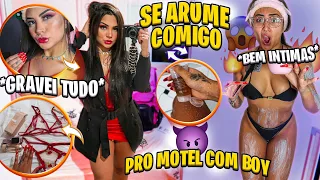 SE ARRUME COMIGO pro MOTEL com o BOY 😈 *cabelo,unha,pele*