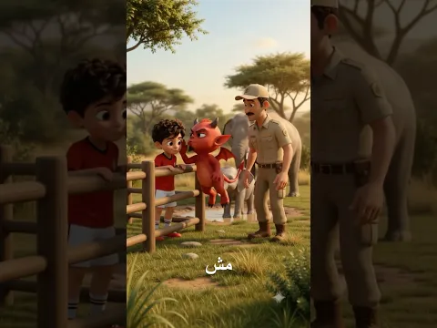 الفيل الصغير كان بيعيّط ومش عارف يطلع… يزن لحقه! 🐘