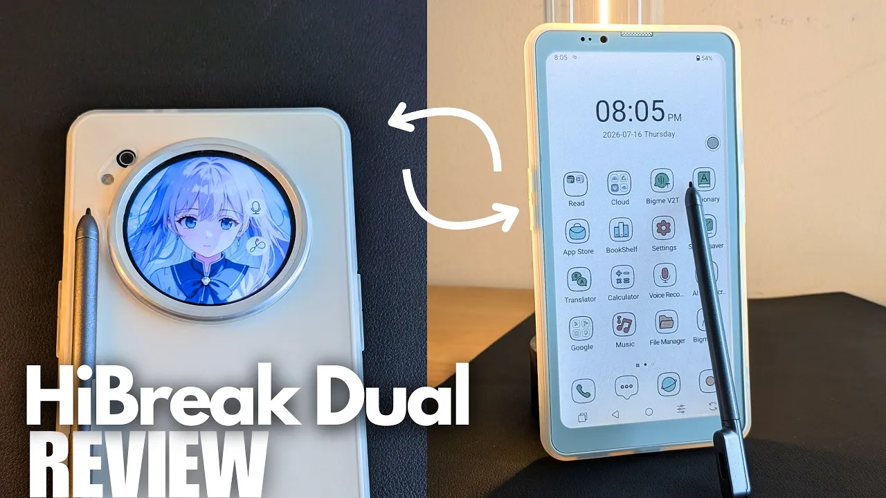 Vid�o-Test de Bigme HiBreak par OSReviews