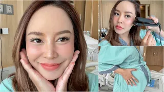 HOW TO แต่งหน้าไปคลอดเจ้าตัวเล็กกัน ! 👶🏻💕🥹