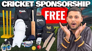 How to get SPONSORSHIP ‘FREE’ in CRICKET!😱