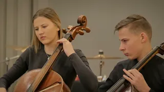 Amber Strings perform "Danse Bacchanale" by Camille Saint-Saëns