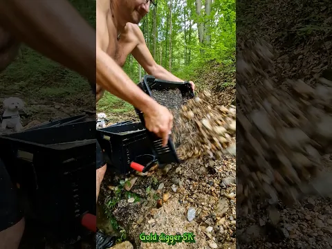 Real Gold Pieces Found! Gold Panning in a Stream