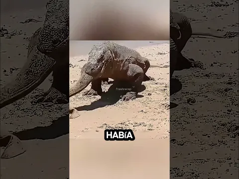 Komodo Dragon Swallowed an Electric Eel… Biggest Mistake Ever ⚡🐉 #viral #foryou #film