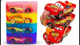 Lightning McQueen Disney Cars! Satisfying Jelly Cutting Tomica Edition vol. 9