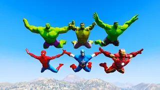 SPIDER MAN, IRONMAN & CAPTAIN AMERICA DESTROY VENOM'S BROTHERS! ⚡🔥 #gta5