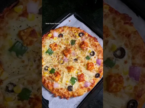 Homemade Pizza #pizza #Shorts #bristihomekitchen