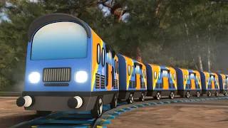 Lego Train cart fail - lego city cartoon - choo choo train kids videos