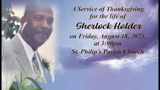 Funeral Service of Sherlock Holder