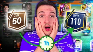ZA JEDAN SAT OD 0 DO 110 OVR U FIFA MOBILE !!