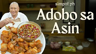 Adobo sa Asin Recipe — Classic Filipino White Adobo | Simpol Style by Chef Tatung