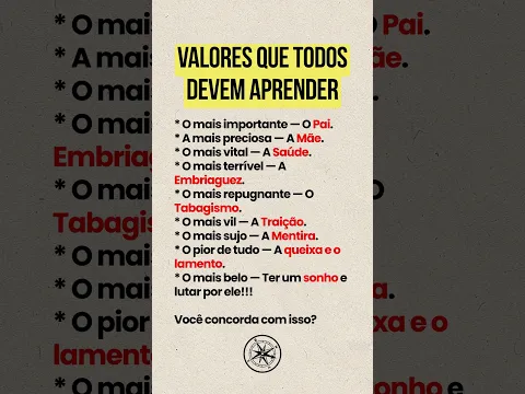 🛡️ VALORES DA VIDA #frases #motivação #frasesprofundas