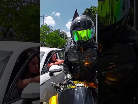 Batman armor in my bio, tap above☝️ traffic #bike #funny #foryou #shorts #prank #moto #scary