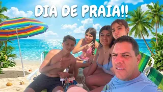 🌊 UM DIA INCRÍVEL NA PRAIA EM FAMÍLIA!
