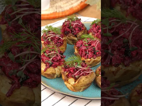 ЗАКУСКА ИЗ КАРТОФЕЛЯ И СВЕКЛЫ! Очень вкусно и просто!