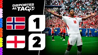 ✅ Con DOBLETE de BELLINGHAM, INGLATERRA le GANÓ 2-1 a NORUEGA y se CLASIFICÓ a las SEMIFINALES