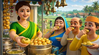 సీత పానీ పూరీ విజయం | Sita's Pani Puri Success Story | 3D Animated Telugu Moral Stories Maa Maa TV.