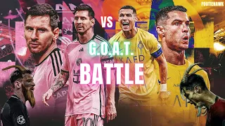 Ronaldo 🆚 Messi 😈🔥😱 ( G.O.A.T. Battle ) Shorts Compilation ||