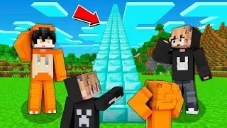 FERIXX DAN KEZRI MENEMUKAN TANGGA DIAMON MENUJU HARTA KARUN DI MINECRAFT!!