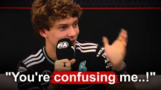 Kimi Antonelli being Genuinely UNHINGED for 13 minutes straight