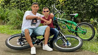 Apenas con 9 años y ya le apasiona mucho el(STUNT BIKE)👦🏻🔥🚲