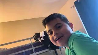 Nerf gun shooting