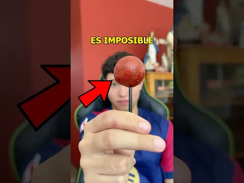 Esta paleta es imposible de comer
