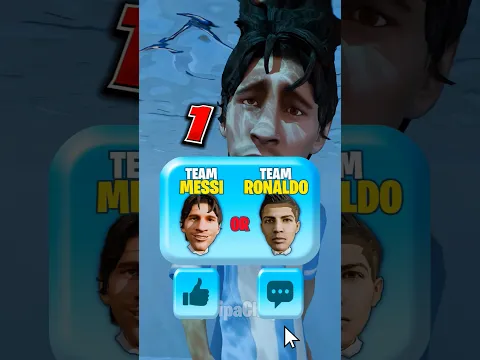 OHIO Little Ronaldo vs Messi 6974 Rank Battle Under The Water #LordAhmed3d #shorts