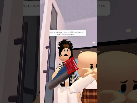 MOM MADE ME BALD 😳 | Roblox edit #roblox #shorts