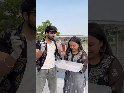Hold the ice for 1 minute = ₹5000