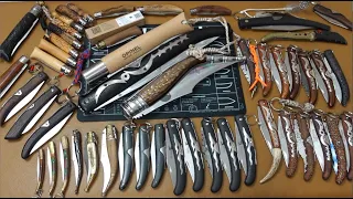 افخم واغلى مجموعة مطاوي قرن غزال | Best pocket knife set