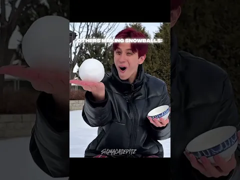 Craziest snowball☠️#edit #troll #trollface