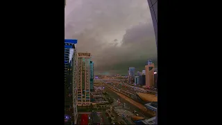 Timelapse of Dubai’s Rainstorm