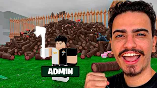 USEI PODERES DE ADMIN NO 99 NOITES NA FLORESTA 💀🔥