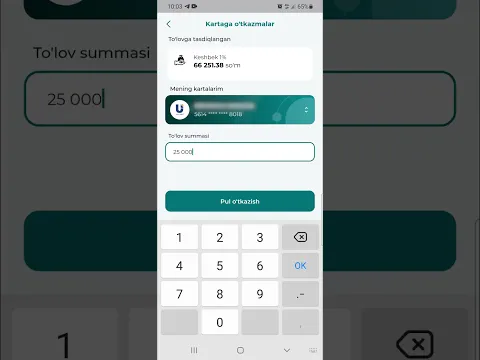 Soliq mobil ilovasida keshbekni qanday qilib bank kartasiga o‘tkazish mumkin?