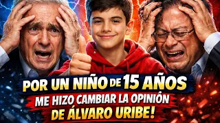 Un Niño De 15 Años Me hizo Cambiar La Opinión Sobre Alvaro Uribe😱🤔
