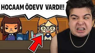 OKULDA BİZİ SİNİR EDEN OLAYLAR 📚 | Toca Life World Türkçe Tepki