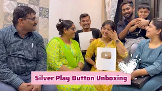 Silver Play Button | 100k subscribers youtube family | Celebration with emotions🥹 | Aarti Jalgaonkar