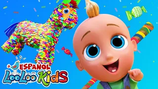 ¿Quién rompe la piñata? + A Ram Sam Sam - Canciones Infantiles LooLoo @badanamucanciones