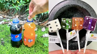 Oddly Satisfying. Coca vs Mentos + Crushing ice cream + Kinetic Sand drop and squish.