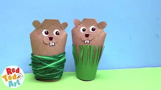 Toilet Paper Roll Groundhog or Beaver