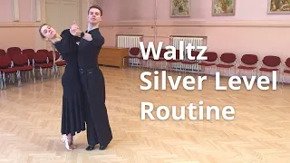 Waltz Silver Level Choreography | Turning Lock, Cross Hesitation