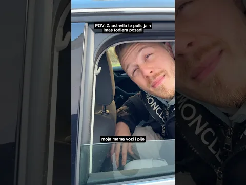 POLICIJA ZAUSTAVILA JECIKU DOK VOZI I PIJE!
